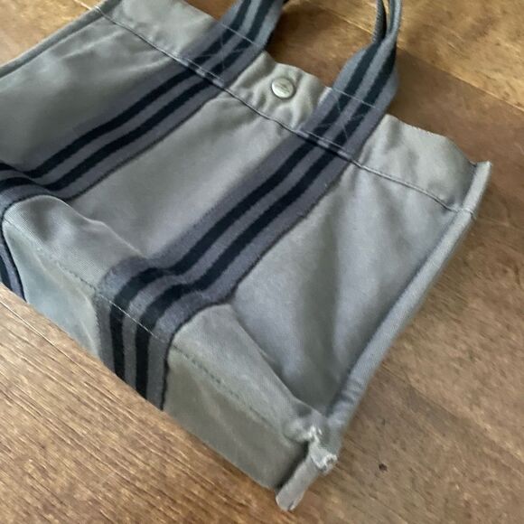 Hermes Canvas PM Herline Tote Grey - Picture 13 of 15